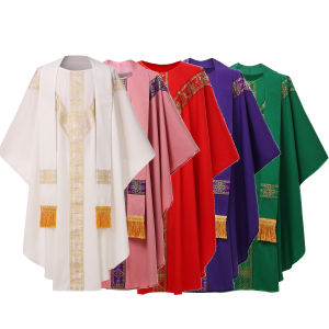 Priest Celebrant Chasuble Catholic Church Father Mass Vestments Robe