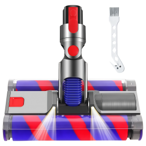 SV22 For Dyson V15 V8 V10 V11 V7 Double Roller Soft Brush Vacuum Cleaner Head Replacement Part Vacuum Attachment Quick Release
