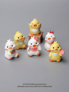 Cute Mini Little Duck Cartoon Animal Doll Simulation Doll Kids Small Yellow Duck Model Decoration Gift Toys
