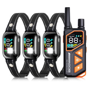 2025 New AI Dog Training Collar for All Size Dogs3300Ft IPX7 Waterproof Dog Electric Collar2in1 Automatic Dog Anti Bark Collar