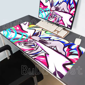 Bandai | HD Printing Pokemon Eevee Gaming Mouse Pad Anime Kawaii XXL PC Keyboard Overlock Mousepad Offices Non-slip Base 40x90cm Desk Mat