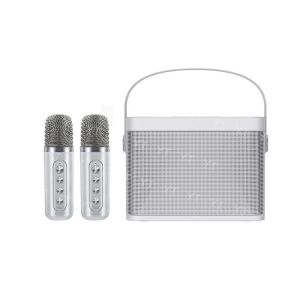 มินิกสำหรับพื้นที่ เสียงไมค์คาราโอเกะ ร้องเพลง มโครโฟน ลำโพง บลูทูธ YS-219 มี USB TF AUX และเสียงดังกล่าว