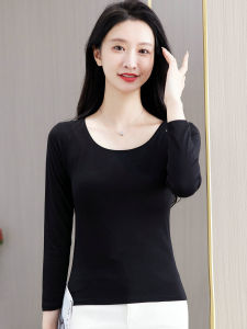 เสื้อยืดคอตั้งทรงเข้ารูปสตรีทสไตล์สำหรับผู้หญิง ทรงเข้ารูป แขนยาว ทรงเข้ารูป ทรงเข้ารูป เสื้อคอตั้งแขนยาว เสื้อคลุมกันหนาว