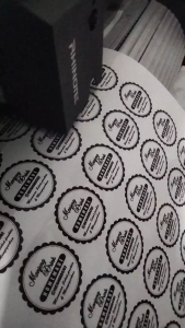 Print & Cut Stiker Label Custom Transparan