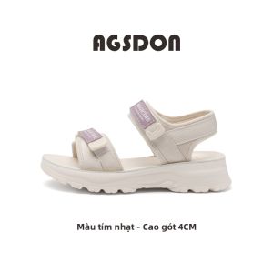 Agsdon | Dép Thể Thao Mùa Hè Cho Đầm Với Dây Dán Ma Thuật