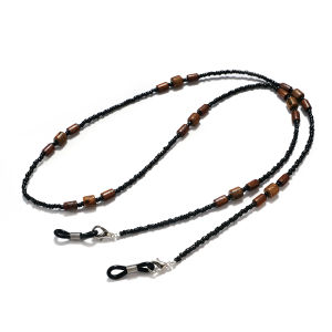 2022 New Wooden Beaded Glasses Chain for Women Fashion Lanyard Acrylic Mask Sunglassses Strap Cord Hanging Neck Hold