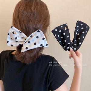 Fashionable Polka Dot Hair Ties Rotating Bun Maker Lazy Girl Hair Accessories Sweet Style Universal Size for All Women Girls