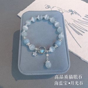 Xiaohongshu Same Style Floral Butterfly Bracelet Special-Interest Design Glazed Bracelet Girlfriends Gift Friend Student Gift