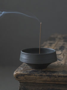 Japanese Style Handmade Ceramic Zen Incense Burner For Home Retro Incense Burner Creative Indoor Cable Incense Holder Incense Holder Incense Stand Decoration