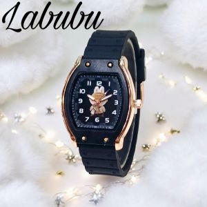 TERLARIS / TERBARU JAM TANGAN ANAK-ANAK MASA KINI / JAM TANGAN ANAK-ANAK FASHION LABUBU TALI RUBBER