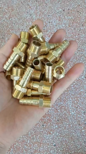 5 cái Đầu nối ren ngoài 13mm ra đuôi chuột phi 6 810 12mm dùng để nối ống mềm.