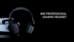 ONIKUMA B60 Wireless Gaming Headset Bluetooth Headphones Noise Cancelling Gaming Headphones 40mm Speaker Weaving Assist 3.5mm