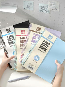 A4 American Large Coil Notebook Tearable Pages Thickened Loose Leaf High Aesthetic Value for High School And University Students
