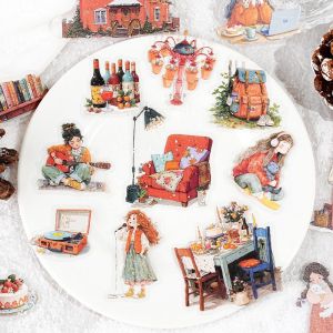 Stickers Punk | Cute Winter Themed Sticker Pack for Handmade Scrapbooking