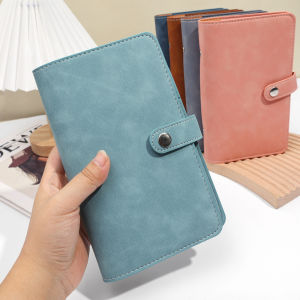 A6 PU Leather Budget Binder Notebook / 6 Holes Loose-leaf Notebook for Financial Management / Money Cash Bill Envelopes Organizer
