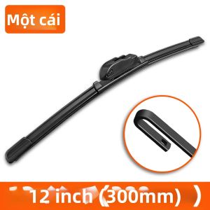 YONGRUN Đa Năng U/J Hook Khăn Lau Kính Chắn Gió F60 Phụ Tùng Ô Tô Kính Chắn Gió Phía Trước Xe Hơi Cao Su Bền Đẹp Cho Nhiều Kích Cỡ Khác Nhau 1PC