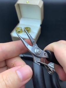 1Pc Stainless Steel Palm Diagonal Pliers Toothless Needle-Nose Pliers Handmade DIY Jewelry Pliers