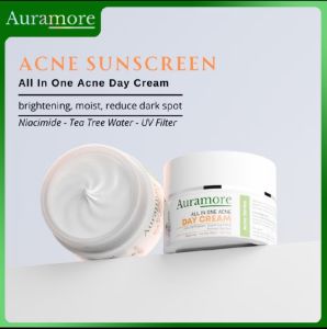 Auramore all day in one ACNE cream(cream siang jerawat)