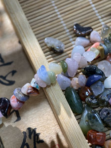 ธรรมชาติ สีหิน ผสม 58 มมเจาะทำด้วยมือ DIY สร้อยข้อมือสร้อยคอเครื่องประดับอุปกรณ์เสริมวัสดุ S152 อุปกรณ์งานฝีมือ