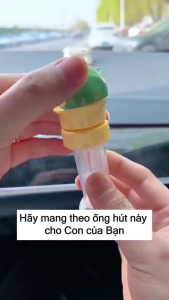 Nắp Gắn Ống Hút Cho Bé Silicone Mềm Chống Tràn Chống Sặc Gắn Chai Nước Coca Lavie Không BPA An Toàn