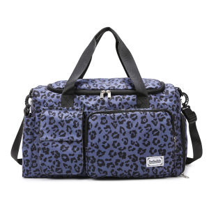 BEICHAO | Leopard Print Women Travel Duffel Bag