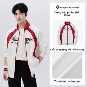 Kumpoo | Áo Khoác Cổ Zip-up Thể Thao Dễ Dàng Mới
