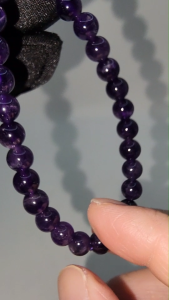 (SG Seller Ready Stocks) Natural High Grade Uruguay Amethyst Quartz Bracelet 7+MM