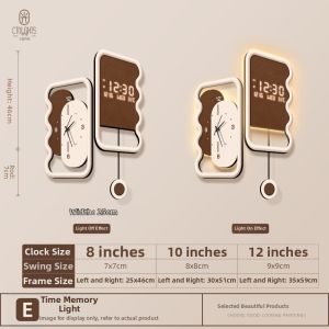 CTYLIGHTZ | Digital Perpetual Calendar Corner Wall Clock