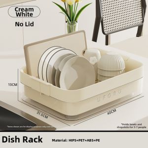 Multipurpose Draining Dishware Storage Box