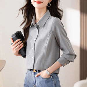 Fashion French Versatile Thickened Autumn Long Sleeve Shirt