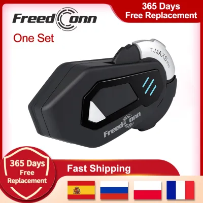 FreedConn Wireless Helmet Headset Motorcycle Intercom Bluetooth Music FM Waterproof Moto headphones intercumonicators Earphone