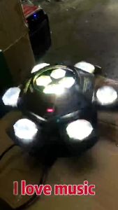 Six-arm cyclone Bee-eye laser Cyclone 10watts LED Stage Lamp Rgb Party Laser Six Arm Cyclone+Bee Bye+Laser Band Voice Control And DMX Control Mode