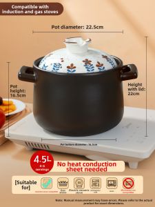 Versatile Ceramic Casserole For Stewing Soup