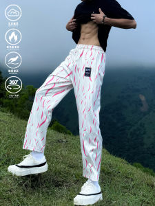 Loose Straight Leg Sports Casual Pants Summer American Outdoor Running Basketball Cartoon Print Comfortable Breathable Shorts