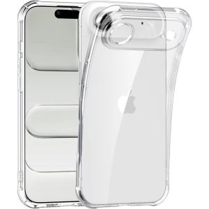 Ốp Lưng TPU Trong Suốt Chống Sốc Cho iPhone Air/17/16E/16 Plus/15/14/13 Mini/12/11/XS/XR - Phụ Kiện Bảo Vệ Điện Thoại Trong Suốt