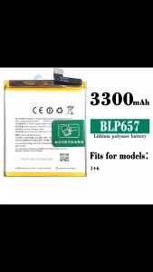 Original Phone Battery BLP657 3300mAh for OnePlus 6 A6001 Replacement Li-ion Batteries