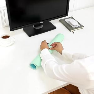 Office Desk Mouse Pad Gaming MousePad Waterproof PU Leather Desk Mat Computer Mouse Pad Keyboard Desk Pad for Office