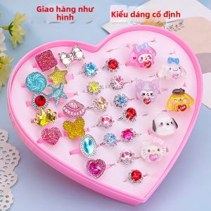 Princess Elsa Style Jewelry Ring Playset