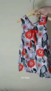 dress import anak bunga 2-4 thn/ dress anak import bunga 2-4 thn