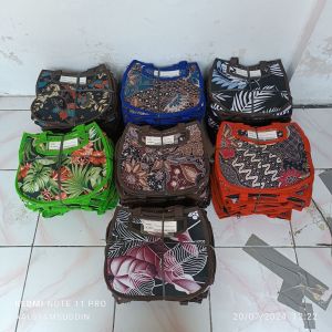 Tas Katun Model Apel - Ukuran Sedang - Muat Gula / Beras 5 Kg