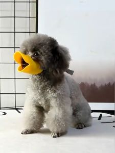 BRANGUS ANJING PENUTUP MULUT HEWAN BENTUK BEBEK SILIKON ANTI GIGIT DOG LARGE