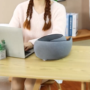 ✈หมอนรองคอ✈โฟมอนุภาคหมอนรูปตัว U แบบพกพา หมอนรองนอนนุ ่ มทนทานปากมดลูก Travel หมอนรองคอ สำหรับนอนหลับ นุ่ม Memory foam Travel Neck Pillow