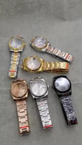High Quality 36mm 40mm S Crown NH35 Mens Watch Case Strap Parts Sapphire Glass For NH34 NH35 Nh36 NH38 ETA2824 PT5000 Movement