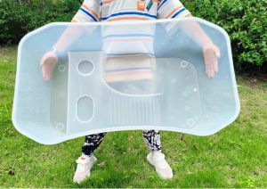 Hồ nhựa nuôi rùa chậu nuôi rùa có chỗ leo Hộp nhựa nuôi rùa cỡ LỚN