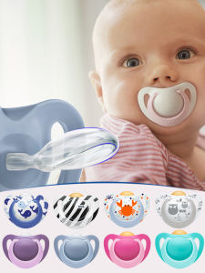 Nuk นําเข้า Soothing จําลอง Thumb Pacifier Anti-bulging ฟันป้องกันแก๊สสําหรับทารกแรกเกิด 0-6-18-36 เดือน