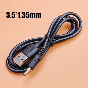 USB 2.0 Male A to DC 5.5x2.1 4.0*1.7 3.5*1.35 2.5*0.7 5.5*2.5 mm Plug Jack DC Power Cord Socket Connector 5V Supply Cable Line