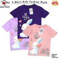 KFS 166 Atasan Baju Anak Perempuan Kaos Sweet Bunny Love So Cute  Lucu Usia 1-13 Tahun. 
