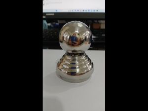 Mahkota Bola Diamond Stainless 2in x 2in Aksesories stainless steel tangga pagar