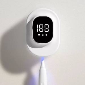 New UV Toothbrush Disinfectant Quick Drying Toothbrush with LED Display Suitable for Travel and Home Mini UV Disinfection Toothbrush