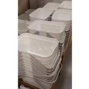 ตะกร้า IKEA ตะกร้าพลาสติก อิเกีย ตะกร้าอาบน้ำ ตะกร้าอเนกประสงค์